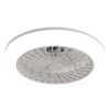 18 Inch Enclosed Ceiling Fan with Light and Remote, Flush Mount Bladeless Modern Low Profile Ceiling Fan for Bedroom Kitchen Dining Room